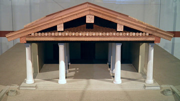 Etruscan Temple Model