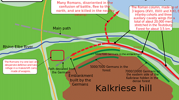 Battle of Teutoburg Forest Map