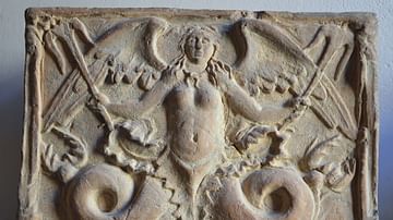 Triton, Etruscan Funerary Urn