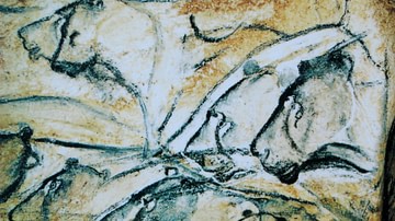 Panel of the Lions (Detail), Chauvet Cave