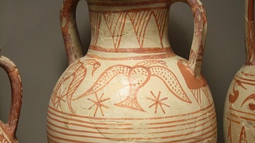 Geometric Amphora with Chariot Scene (Illustration) - World History  Encyclopedia