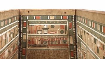 Coffin Decorated with the Book of Two Ways
