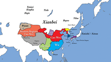Three Kingdoms Period of China and the Rise of Xianbei in the year 229 CE