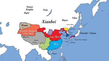 Three Kingdoms Period of China and the Rise of Xianbei in the year 229 CE
