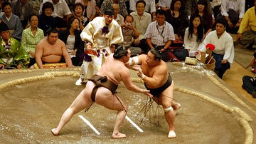 A Sumo Wrestling Bout