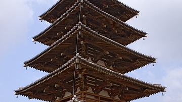 Pagoda, Horyuji