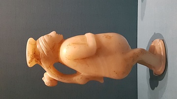 Egyptian Vase In the Form Of A Pregnant Woman