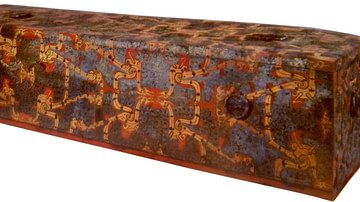 Chinese Lacquered Coffin