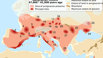 Neander Map Neanderthal sites (Illustration) - World History Encyclopedia