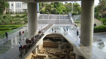 Excavation under the Acropolis Museum