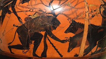 Hercules Captures Cerberus