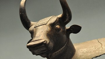 Bronze Bull Head from Urartu