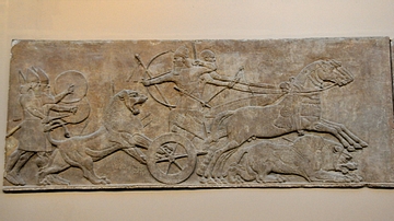 Ashurnasirpal II Hunting Lions