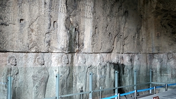 Longmen Grottoes - Arhats at Kanjingsi Cave