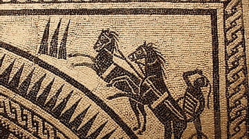 Chariot Racer Mosaic, Tarentum
