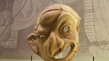 Roman Maccus Comedy Mask