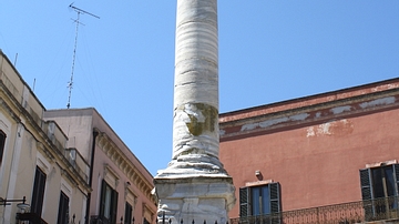 End of the Appian Way Column Marker