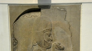 Gift-bearer Holding a Lamb from Persepolis
