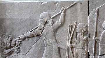 Assyrian Lion Hunt Relief, Nineveh