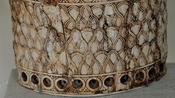 Fragment of an Ivory Cylinder from Fort Shalmaneser