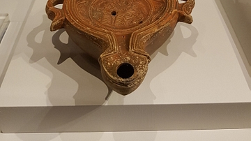 Lamp with Crescent Moon Handle,  Pompeii