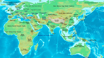 Eastern Hemisphere in 1300 BC