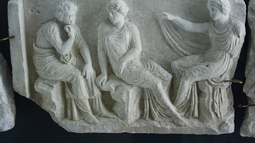 Marble Funerary Relief, Tarentum