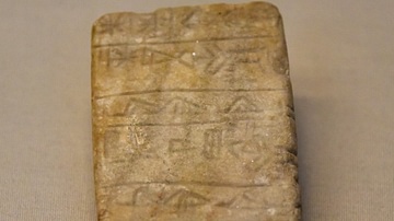 Sumerian Stone Foundation Inscription