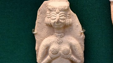 Plaque of Astarte from Alalakh