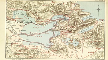 Pausanias' Description of Greece Map