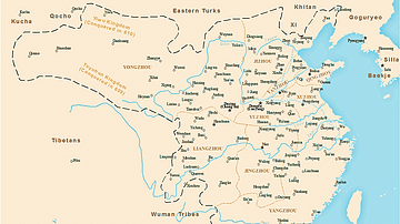 Sui Dynasty Map