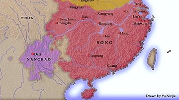 Map of Southern Song & Jin States