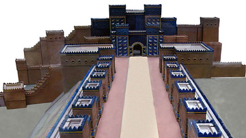 Model of the Ishtar Gate
