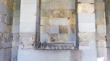 Cella of Garni Temple in Armenia