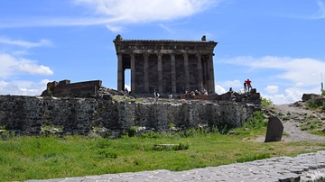 Side View of Garni Temple in Armenia