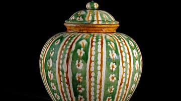 Tang Three-colour Glaze Jar