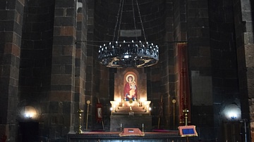 Altar and Nave of Saint Hripsime Church