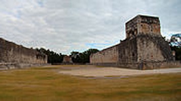 The Great Ball Court at Chichen Itza