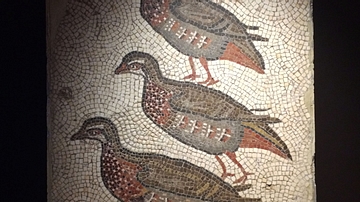 Roman Mosaic with Partridges