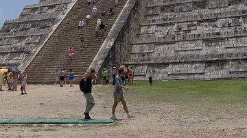 The Temple of Kukulcan (El Castillo) at Chichen Itza