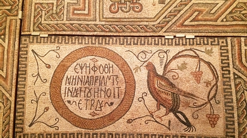 Byzantine Floor Mosaic from Eastern Mediterranean