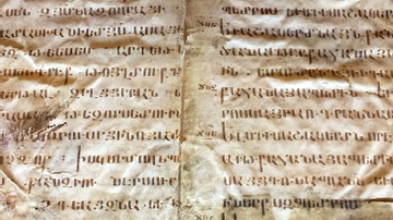 Fragment of Armenian Manuscript