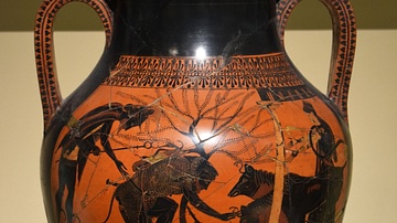 Black Figured Greek Amphora