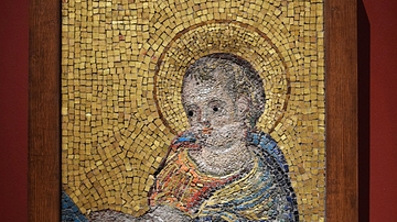Byzantine Mosaic of Christ Child