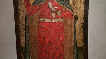 Painted Icon of St. Nino of Georgia