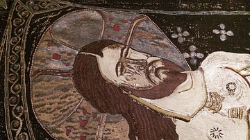 Detail of a Holy Shroud from Georgia