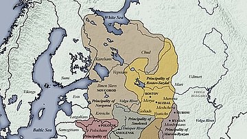 11th century CE Kievan Rus Territories