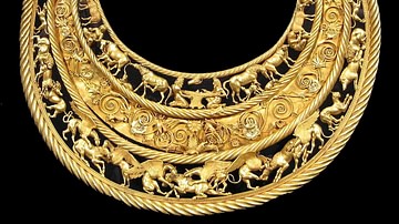 Scythian Golden Pectoral from Tovsta Mohyla
