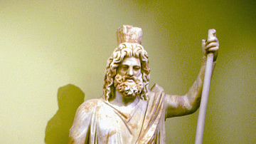 Statue of Hades and Cerberus