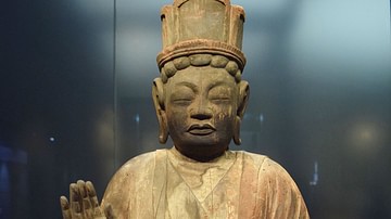 Standing Taishaku Ten Sculpture